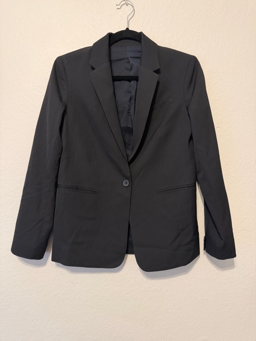 Everlane Black Single-Button Women's Blazer